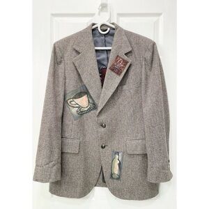 Vintage Blue Fish Dorchester Burkhardt Custom Sport Coat